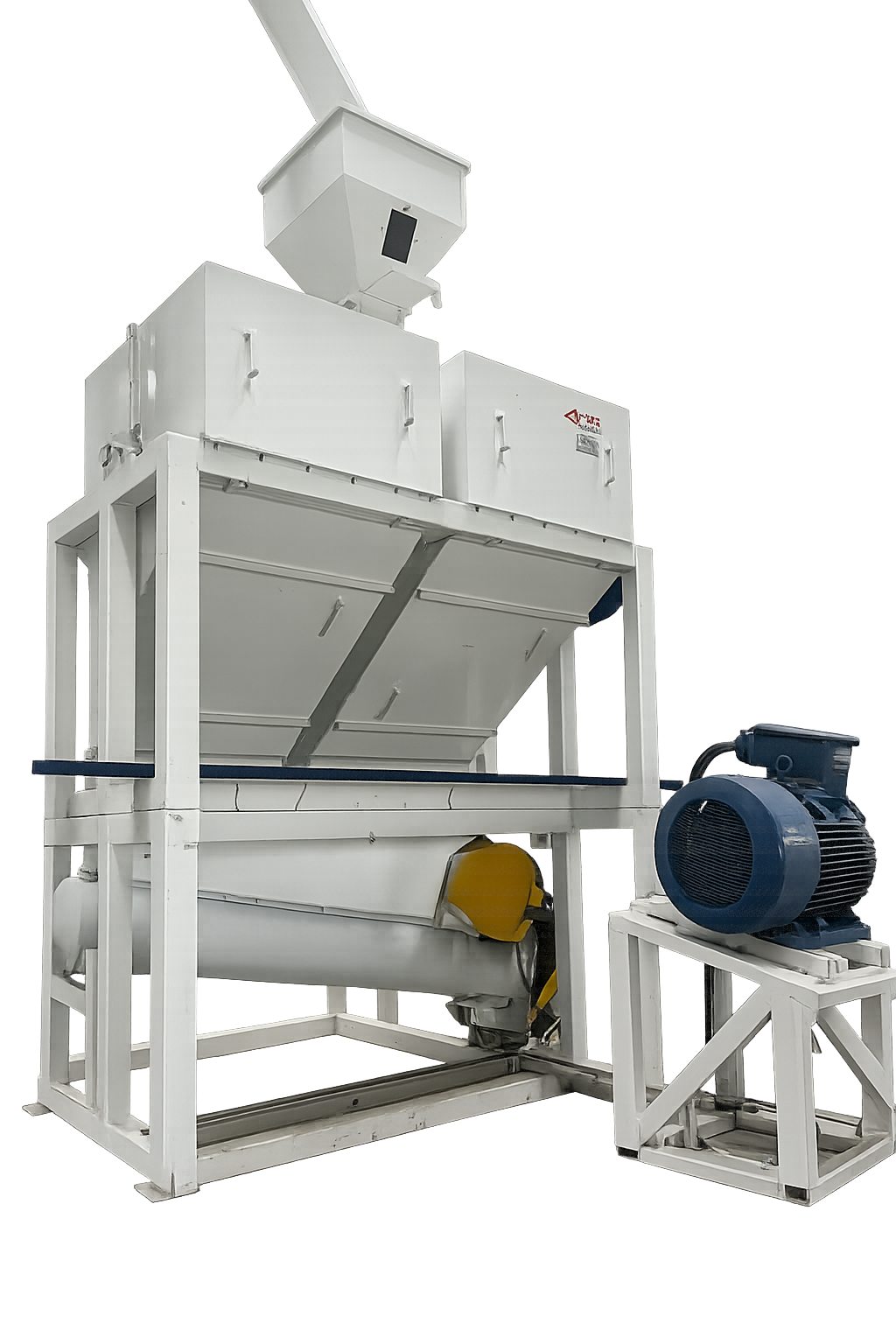 High capacity coffee huller machine