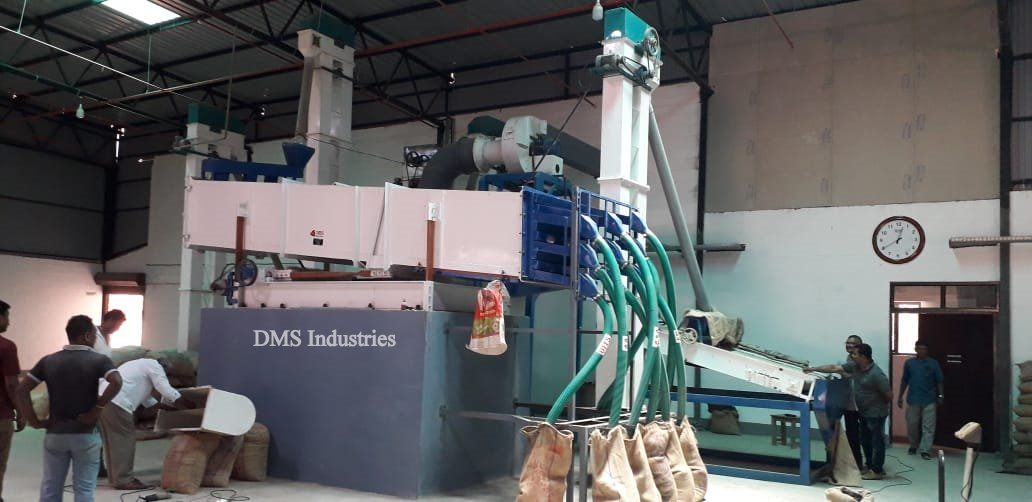 Workshop-fabricated machinery prepared for dispatch
